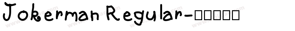 Jokerman Regular字体转换